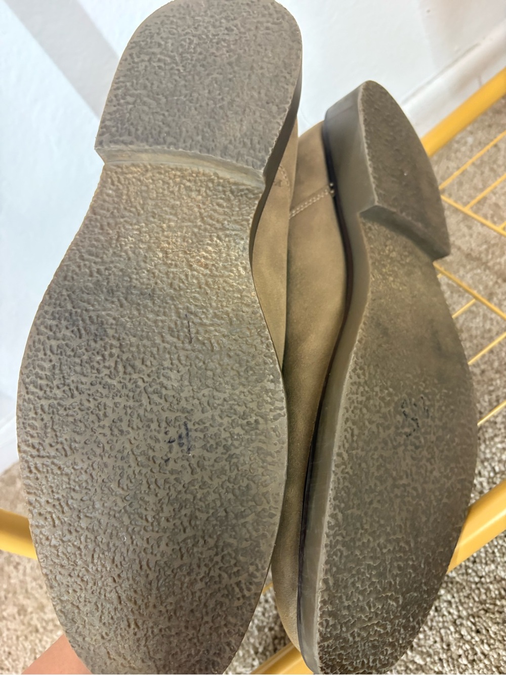 Sonoma Men's Suede Chelsea Boots in Tan - Picture 3 of 5